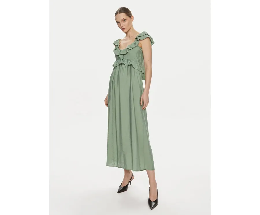 obrazek 1 Vero Moda Sukienka letnia Josie 10303761 Zielony Regular Fit