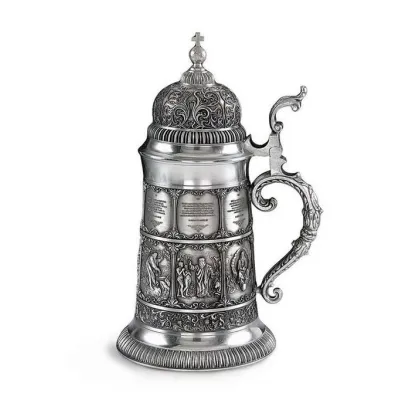 Zdjęcie Dekoracyjny kufel cynowy od austriackiej marki
