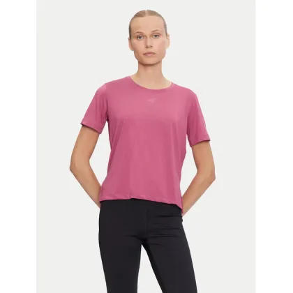 Zdjęcie 4F Koszulka techniczna 4FWAW24TFTSF1012 Różowy Loose Fit