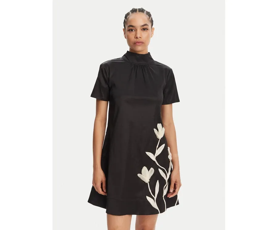 obrazek 1 STAUD Sukienka koktajlowa Ilana R25R2208CT Czarny Regular Fit