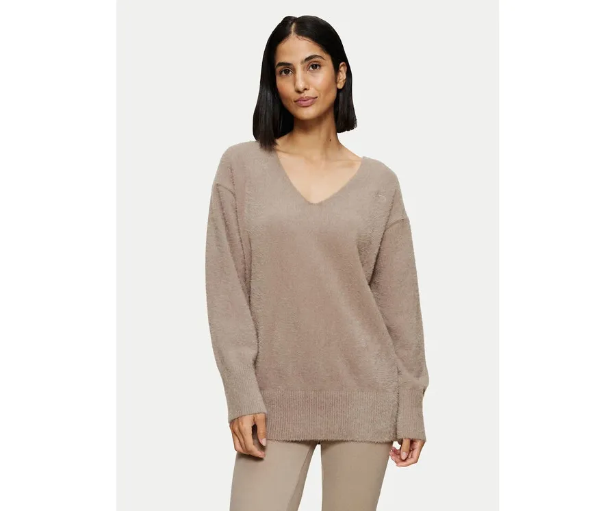 obrazek 1 Triumph Sweter Smart Thermal 10221482 Beżowy Regular Fit