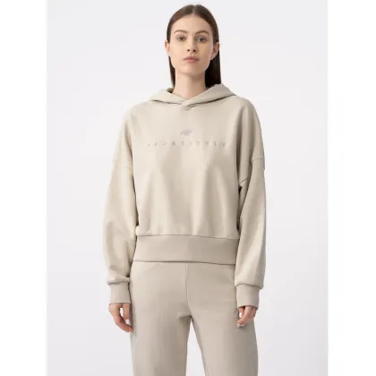 Zdjęcie 4F Bluza techniczna 4FAW23TSWSF0717 Beżowy Regular Fit