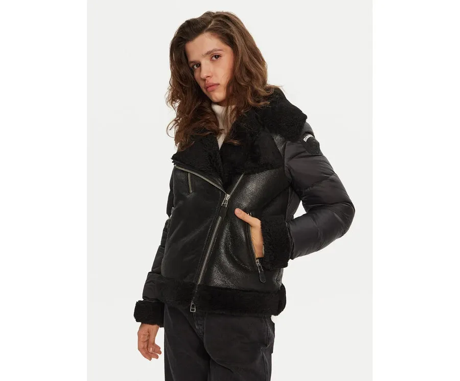 obrazek 1 Blauer Kożuch 24WBLDL01417 Czarny Regular Fit