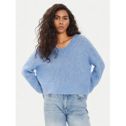 Zdjęcie American Vintage Sweter Bymi BYM18AE24 Niebieski Regular Fit