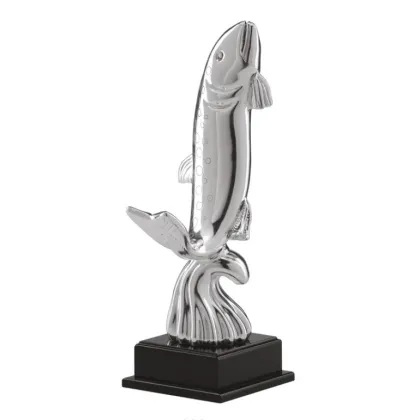 Picture Silver-plated figurine with fish - Astra Argenti