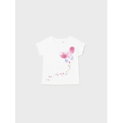 Zdjęcie Mayoral T-Shirt 1013 Biały Regular Fit