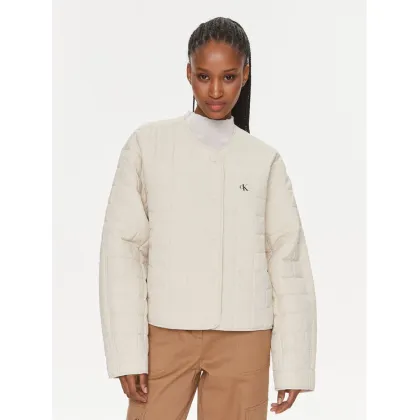 Zdjęcie Calvin Klein Jeans Kurtka przejściowa J20J221369 Écru Oversize