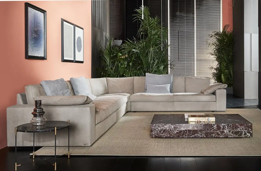 obrazek 1 Nowoczesna sofa o prostym trwałym designie – Mascheroni