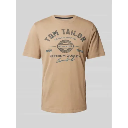 Zdjęcie T-shirt z nadrukiem ze sloganem