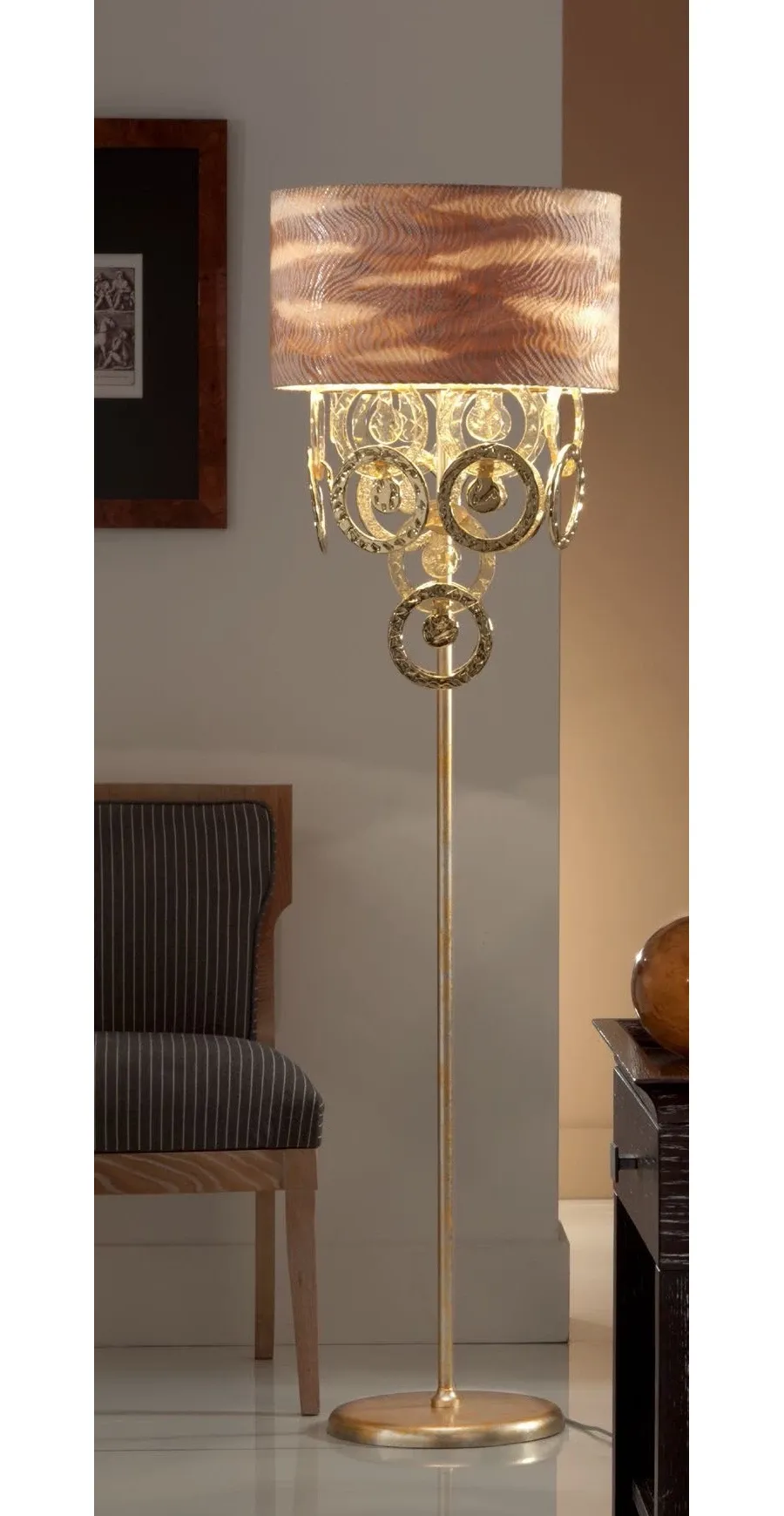 obrazek 1 Luksusowa lampa stojąca do gabinetu - Euro Lamp Art
