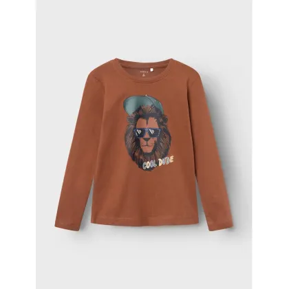 Zdjęcie NAME IT Bluzka 13220044 Brązowy Regular Fit