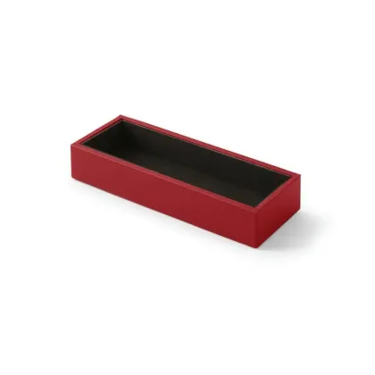 Picture Italian Minerva pen stand made of bonded leather