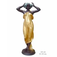 Picture An exclusive sculpture of a female figure in the Art nouveau style made of bronze