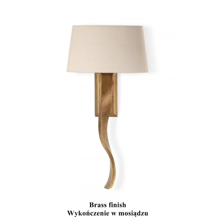 obrazek 2 Stylowy kinkiet RIBBON w czterech dekoracyjnych wykończeniach