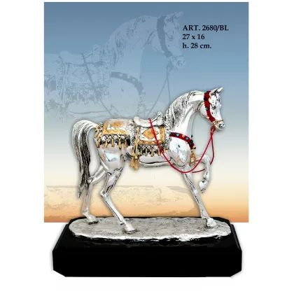 Zdjęcie Ekskluzywna włoska figura konia królewskiego
