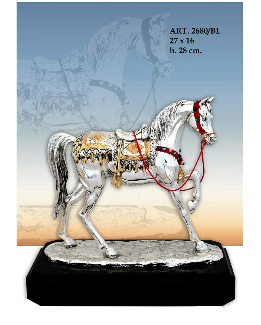 obrazek 1 Ekskluzywna włoska figura konia królewskiego