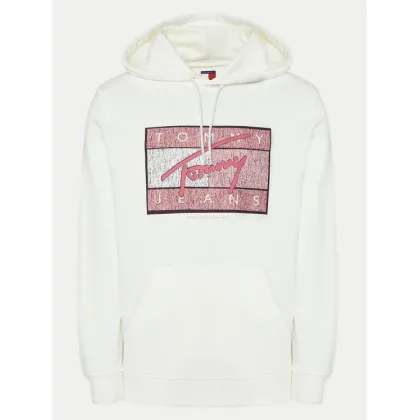 Zdjęcie Tommy Jeans Bluza Dna Flag Twist DM0DM21100 Écru Regular Fit