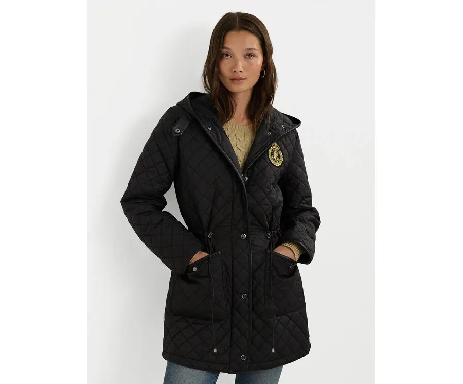 obrazek 1 Lauren Ralph Lauren Kurtka przejściowa 297951264001 Czarny Straight Fit LAUREN RALPH LAUREN