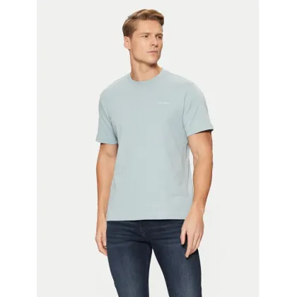 Zdjęcie Calvin Klein T-Shirt Micro Logo Interlock T-Shirt K10K109894 Niebieski Regular Fit