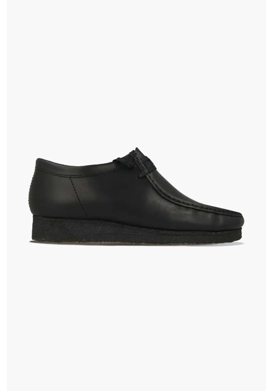 obrazek 1 Clarks półbuty skórzane Wallabee kolor czarny 26155514-BLACK