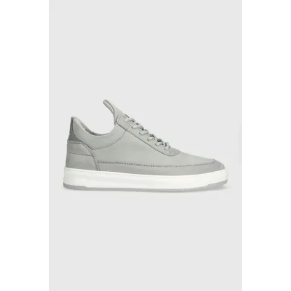 Zdjęcie Filling Pieces sneakersy nubukowe Low Top Base kolor szary 10120591288