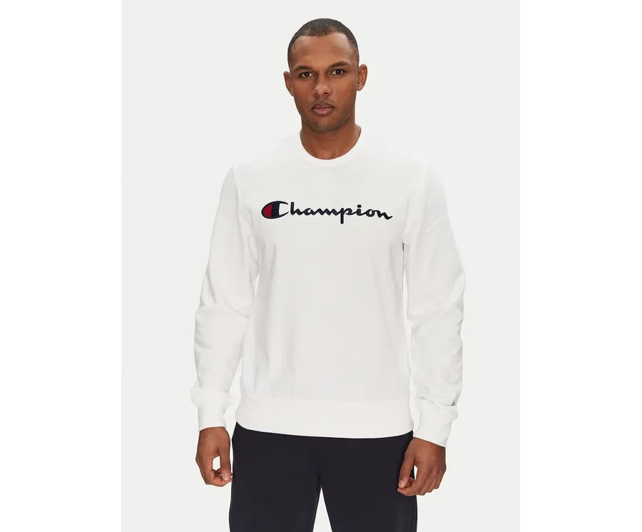 obrazek 1 Champion Bluza 220727 Biały Slim Fit