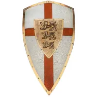 Zdjęcie Solidnie wykonana tarcza rycerska Ryszarda Lwie Serce