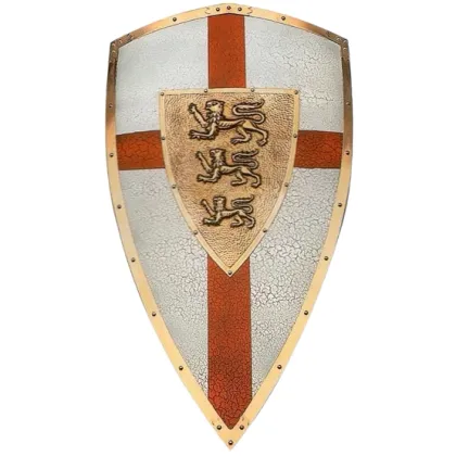 Zdjęcie Solidnie wykonana tarcza rycerska Ryszarda Lwie Serce