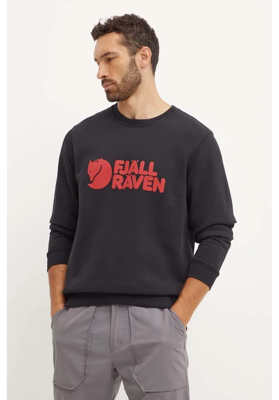 obrazek 1 Fjallraven bluza dresowa Fjällräven Logo kolor czarny z nadrukiem F84142.550