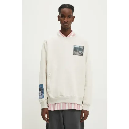 Zdjęcie Undercover bluza bawełniana x Twin Peaks męska kolor beżowy z nadrukiem UC2D4802.2