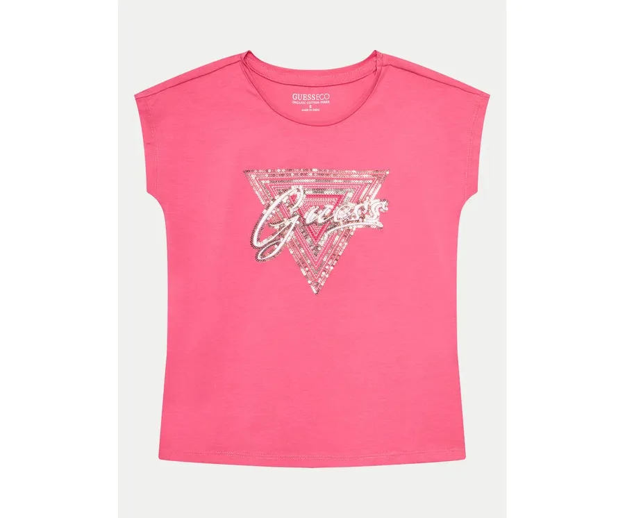 obrazek 1 Guess T-Shirt J4GI21 K6YW4 Różowy Boxy Fit