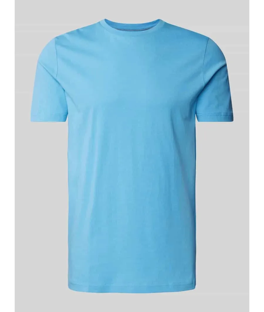 obrazek 1 T-shirt z prążkowanym okrągłym dekoltem