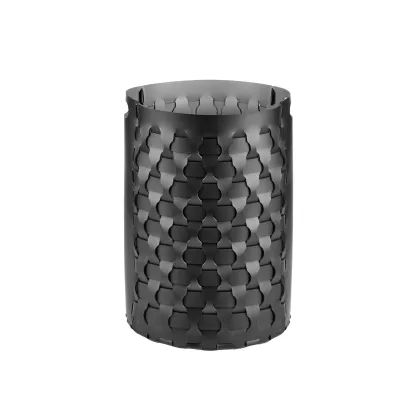 Zdjęcie Wysoki czarny kosz Dubai Ø40xH57 cm