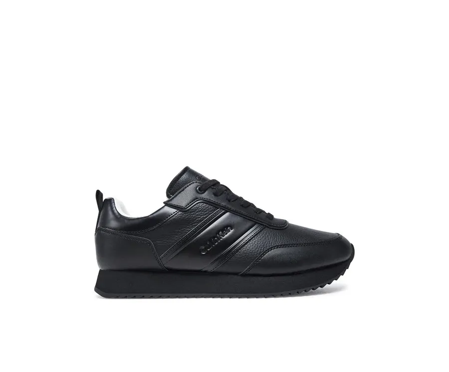 obrazek 1 Calvin Klein Sneakersy Low Top Lace Up Logo Lth HM0HM01654 Czarny