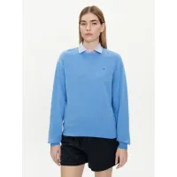 Zdjęcie Tommy Hilfiger Bluza Flag WW0WW41246 Niebieski Regular Fit