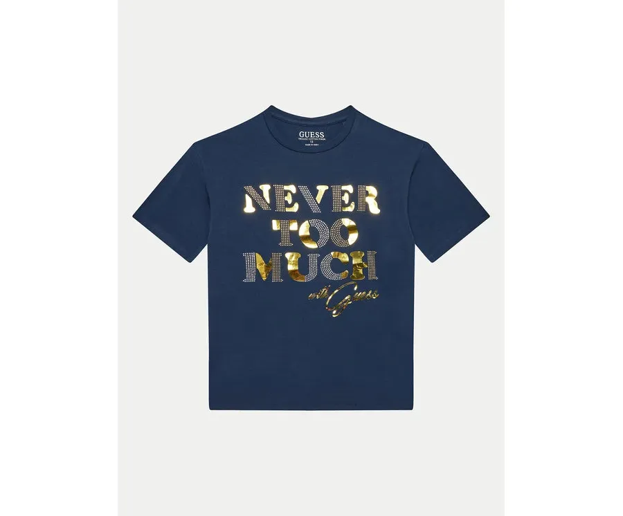 obrazek 1 Guess T-Shirt J4YI41 K6YW4 Niebieski Regular Fit