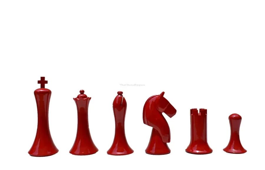 obrazek 3 Wykonane z drewna pionki do szachów - The Chess Empire