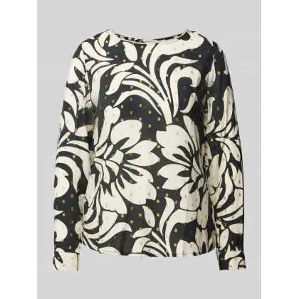 Zdjęcie Bluzka o kroju regular fit z dekoltem w łódkę