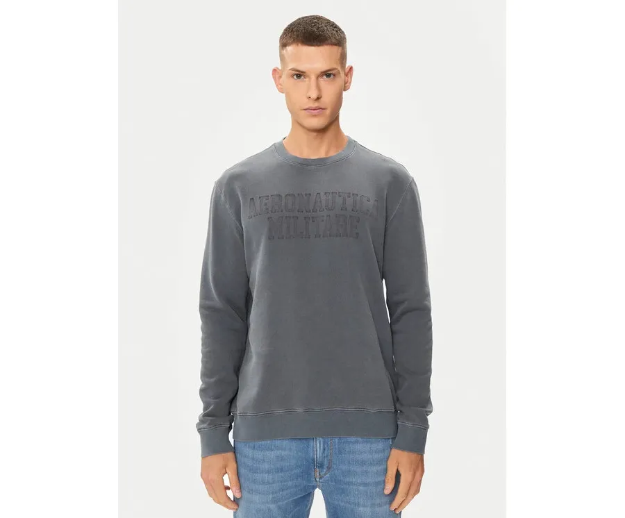obrazek 1 Aeronautica Militare Bluza 241FE1898F548 Granatowy Comfort Fit