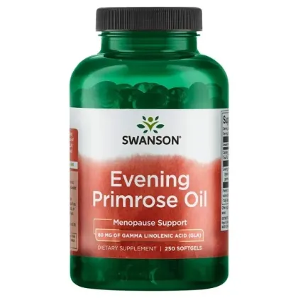 Zdjęcie Swanson Evening Primrose Oil 500 mg Olej z wiesiołka Kapsułki