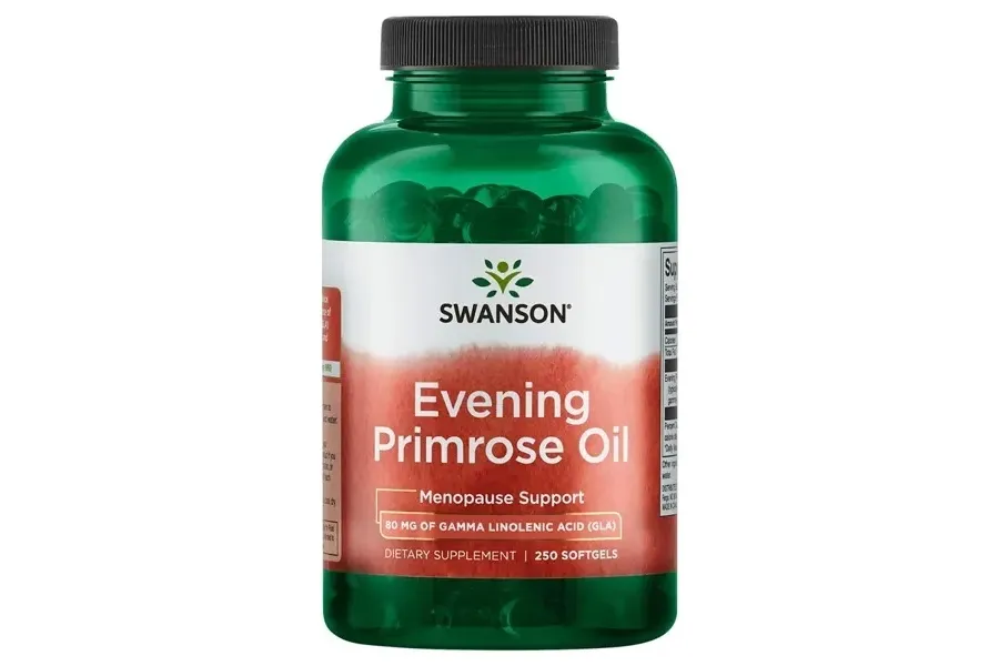 obrazek 1 Swanson Evening Primrose Oil 500 mg Olej z wiesiołka Kapsułki