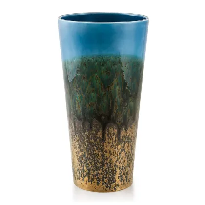 Picture Ceramic vase in the shape of a cone – Ahura