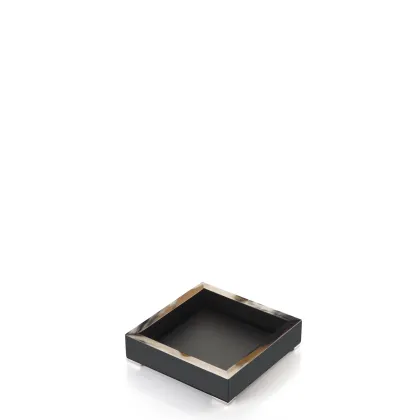 Zdjęcie Stylowy pojemnik z ciemnego rogu i drewna do gabinetu - Arcahorn