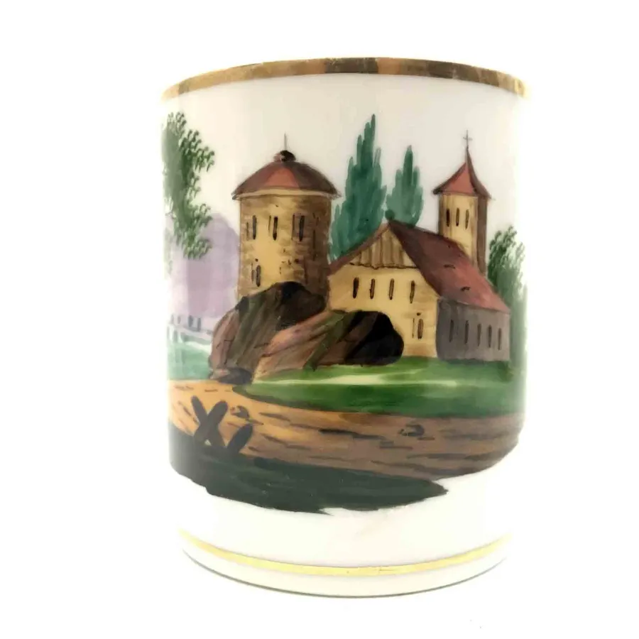 obrazek 13 XIX-wieczny serwis do herbaty z porcelany