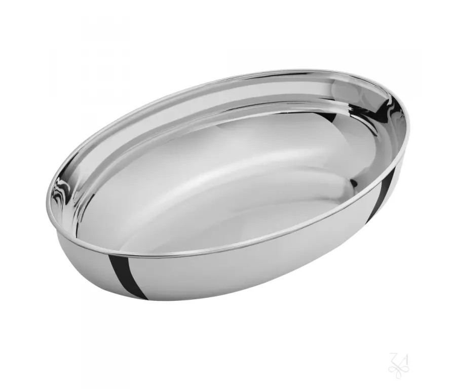 picture 1 Oval silver-plated bread basket with a timeless shape - Zaramella Argenti