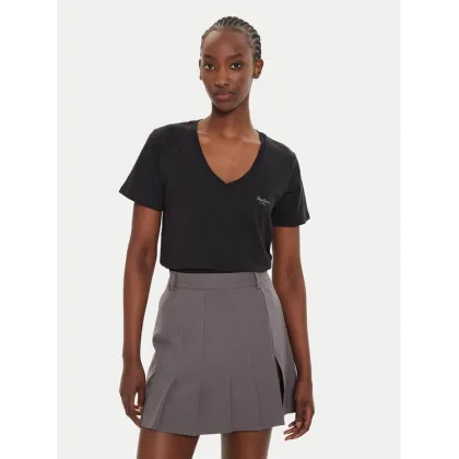 Zdjęcie Pepe Jeans T-Shirt Fiore PL505948 Czarny Regular Fit