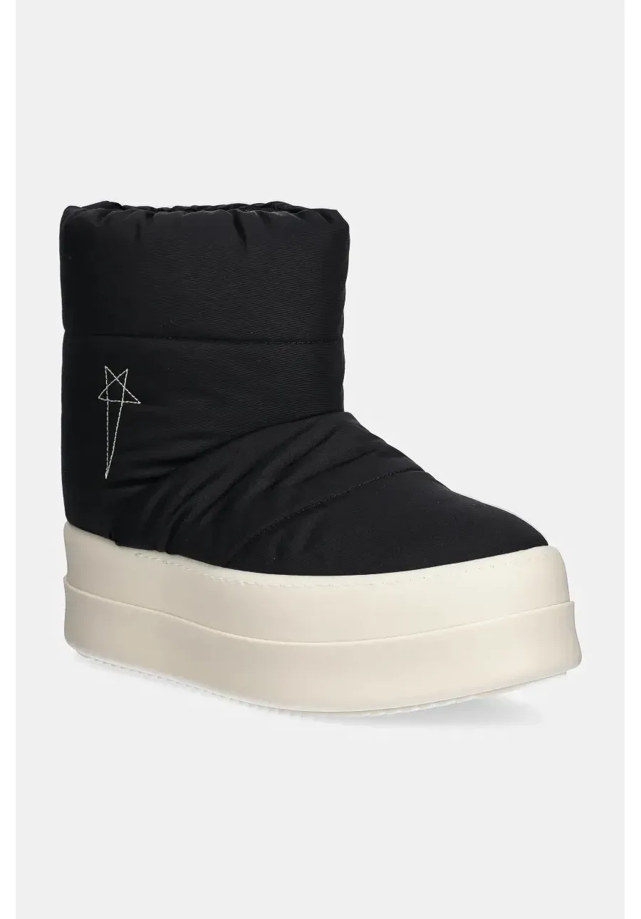 obrazek 1 Rick Owens śniegowce Mega Bumper Low Lunar męskie kolor czarny DU02D2839.MUPAM9