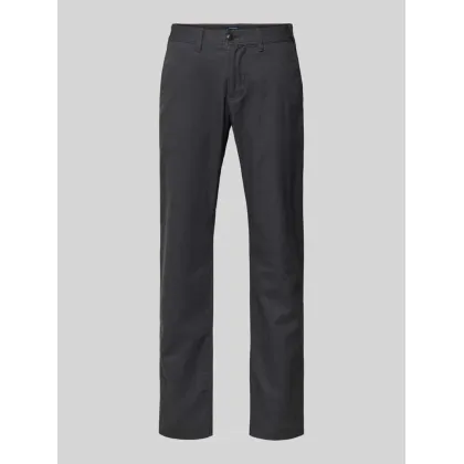 Zdjęcie Chinosy o kroju slim fit z fakturowanym wzorem
