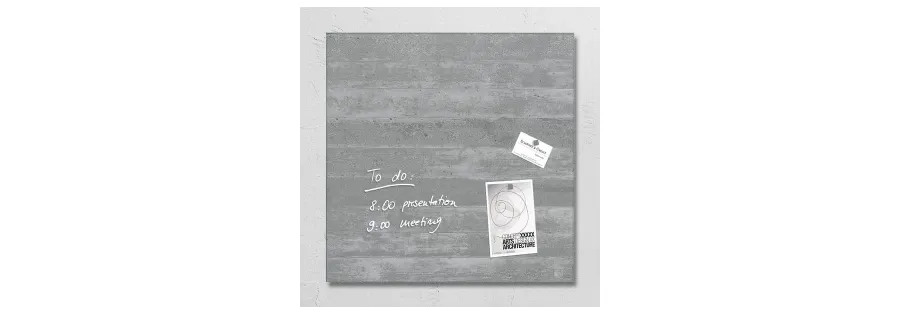 picture 11 Magnetic Glass Board artverum 48x48 cm