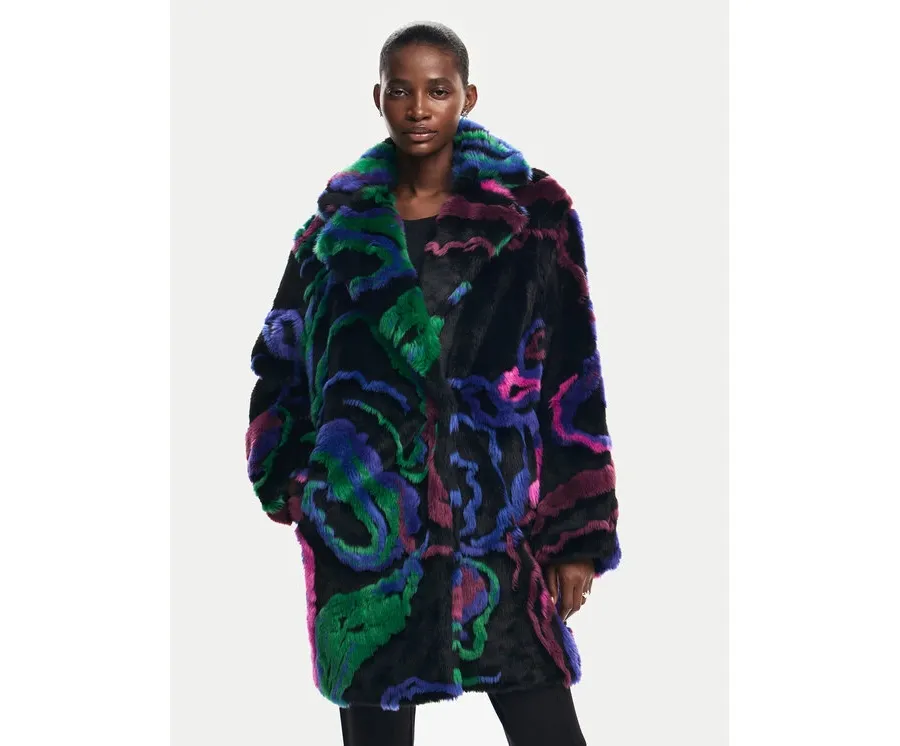 obrazek 1 Desigual Futro Lublin 24WWEWBT Kolorowy Oversize